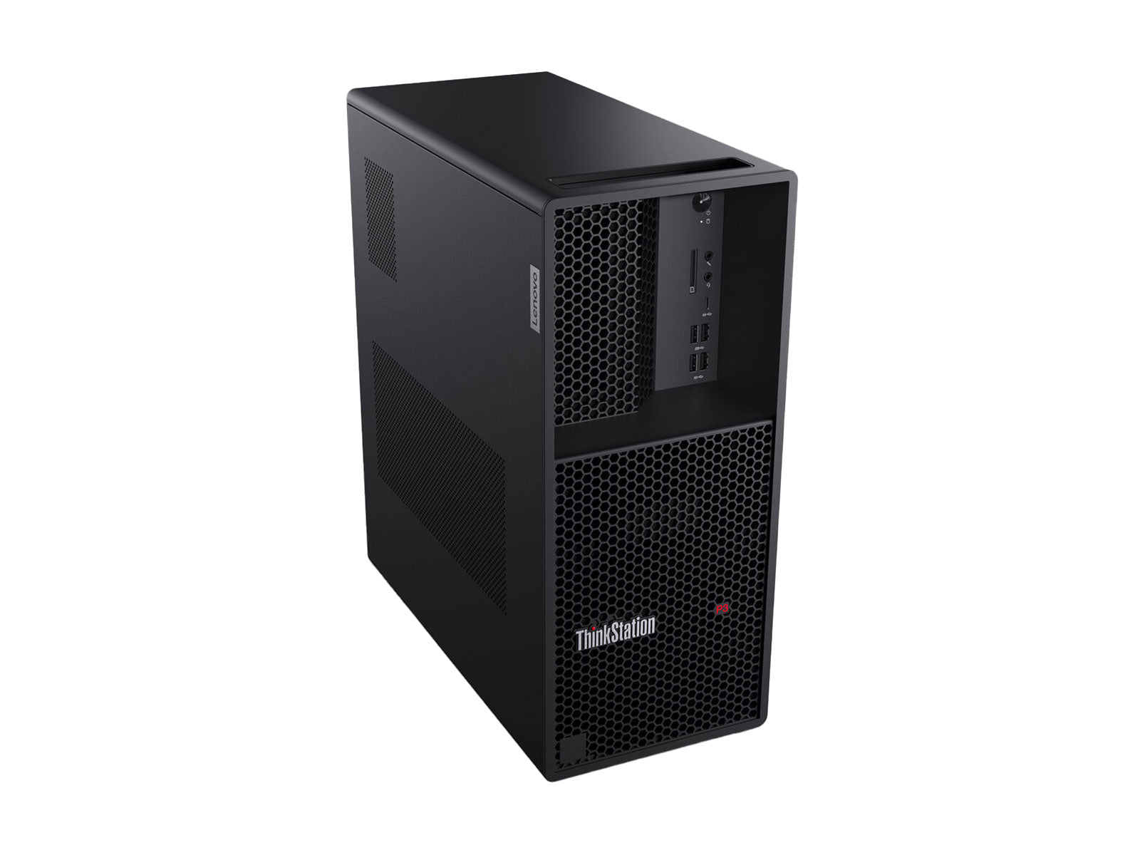 Lenovo ThinkStation P3 Tower Workstation | Core i9-14900K @ 6.0GHz | 24-Core | 128GB DDR5 | 2TB NVMe SSD | RTX A5500 24GB | WiFi 6E | Win11 Pro Monitors.com 