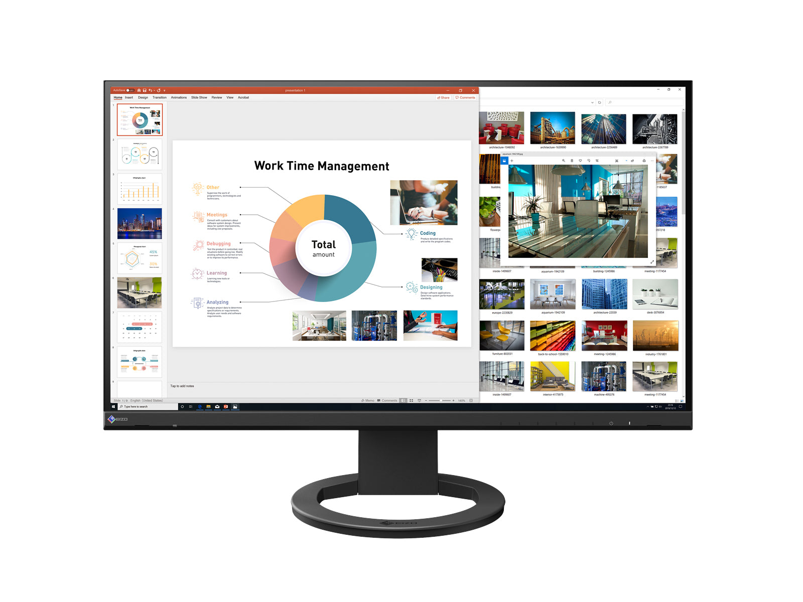 Eizo FlexScan EV2760 27" QHD 2560 x 1440 Color Display Monitor (EV2760FX) Monitors.com 