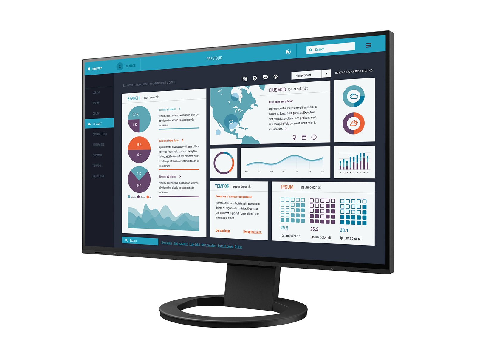 Eizo FlexScan EV2795 2560 x 1440 27" Color LED Display Monitor (EV2795FX-BK) Monitors.com 