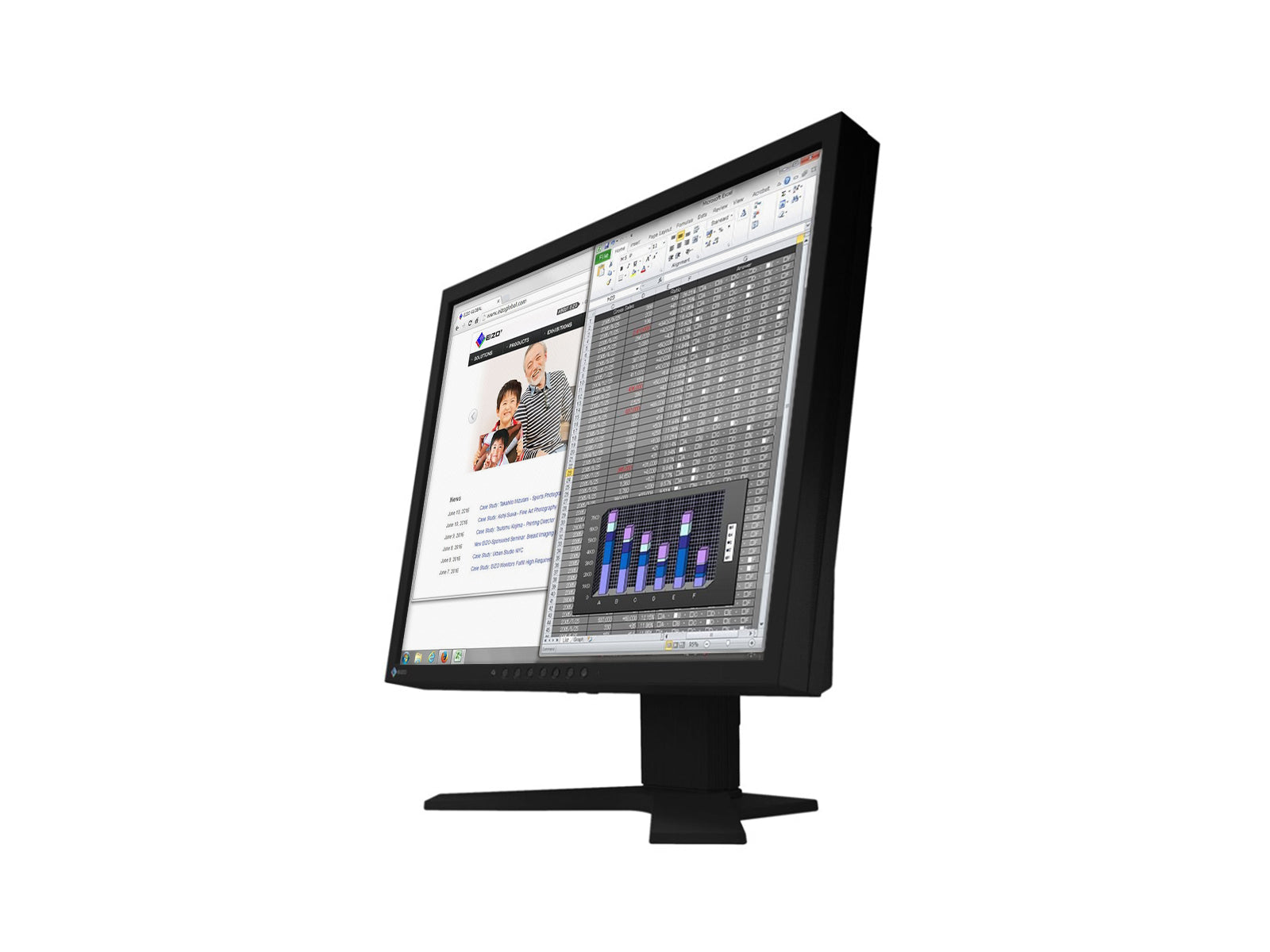 Eizo FlexScan S1934H 19" SXGA 1280 x 1024 Color LED Display Monitor (S1934H-BK) Monitors.com 